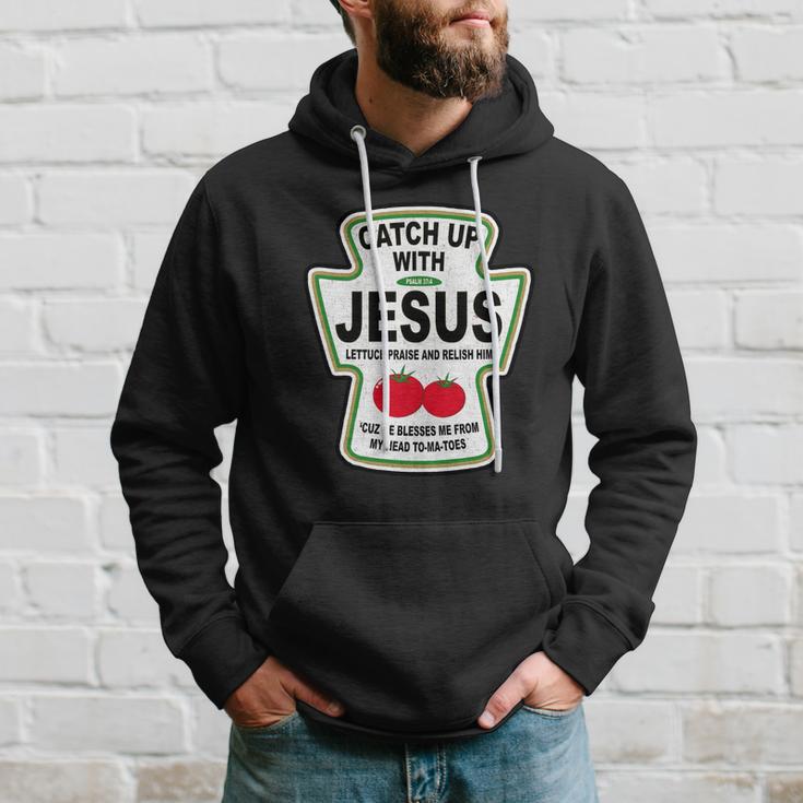 Catch Up With Jesus Funny Ketchup Faith Tshirt Hoodie Gifts for Him