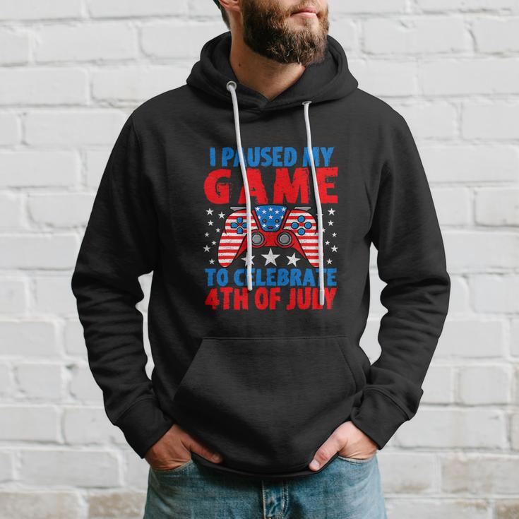 Celebrate 4Th Of July Gamer Funny Fourth Hoodie Gifts for Him