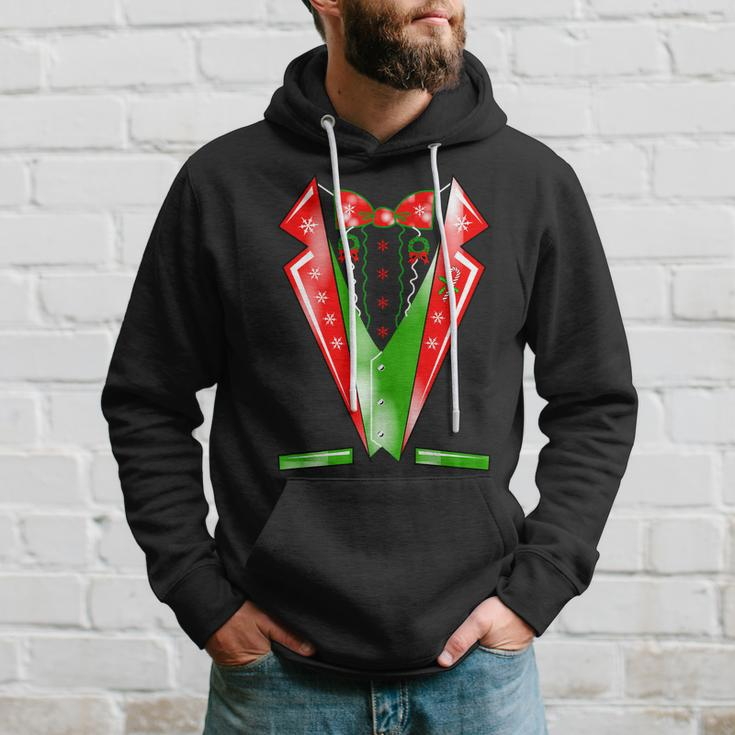 Christmas Tux Tuxedo Hoodie Gifts for Him