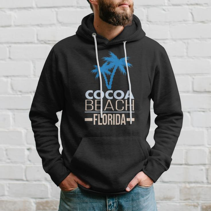 Cocoa Beach Florida Palm Tree Hoodie Gifts for Him