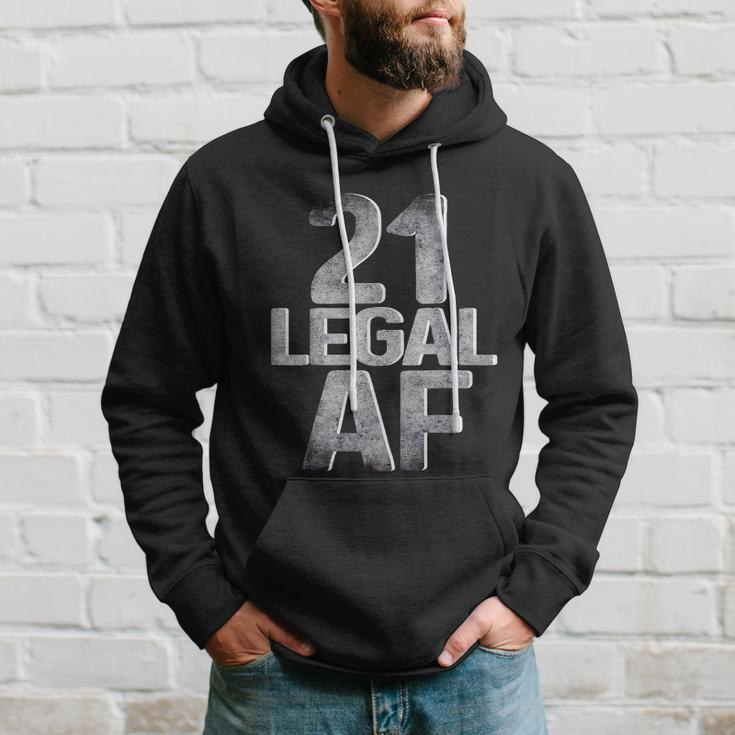 Cool 21St Birthday Gift For Him Her Legal Af 21 Years Old Tshirt Hoodie Gifts for Him
