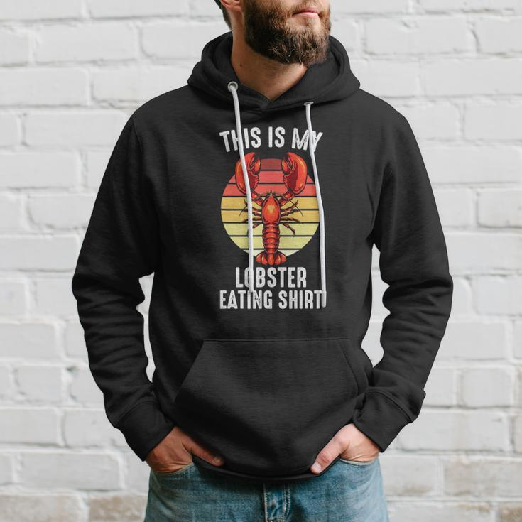 Crab &8211 This Is My Lobster Eating &8211 Shellfish &8211 Chef Hoodie Gifts for Him