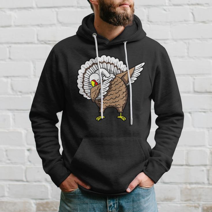 Dabbing Turkey Funny Thanksgiving Day Tshirt Hoodie Gifts for Him