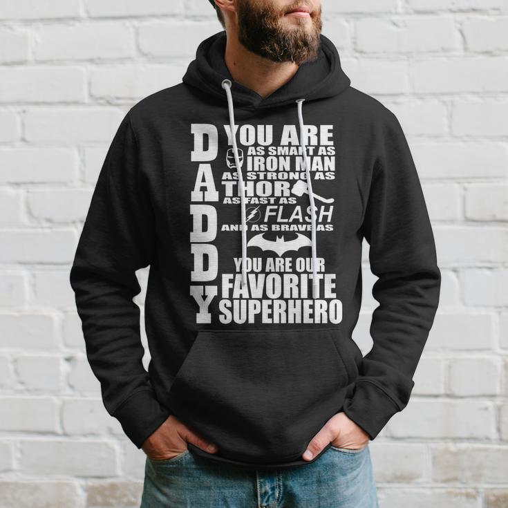 Daddy Superhero Fathers Day Tshirt Hoodie Gifts for Him