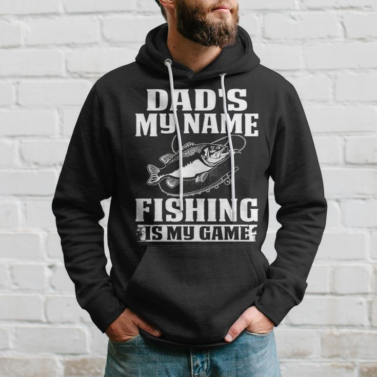 Dads The Name Fishing Hoodie Gifts for Him