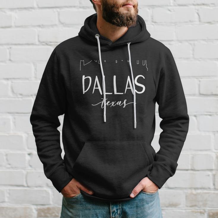 Dallas Texas Gift Downtown City Skyline Gift Hoodie Gifts for Him