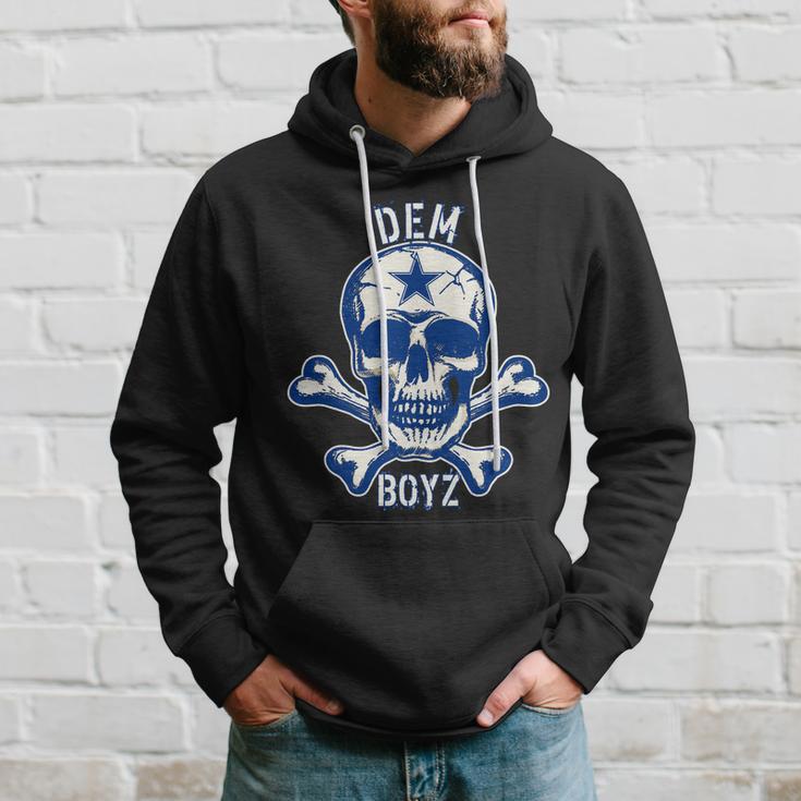 Dem Boyz Dallas Skull Crossbones Star Texas Fan Pride Hoodie Gifts for Him