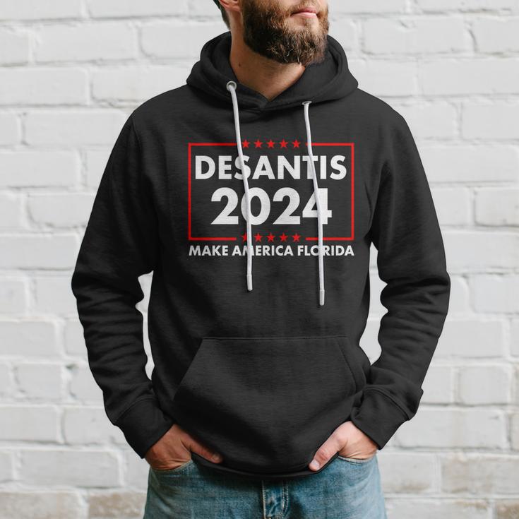 Desantis 2024 Make America Florida Election Logo V2 Hoodie Gifts for Him