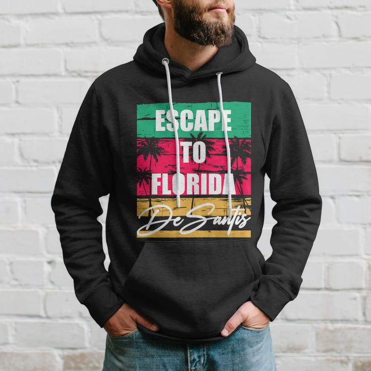 Desantis Escape To Florida Gift Hoodie Gifts for Him