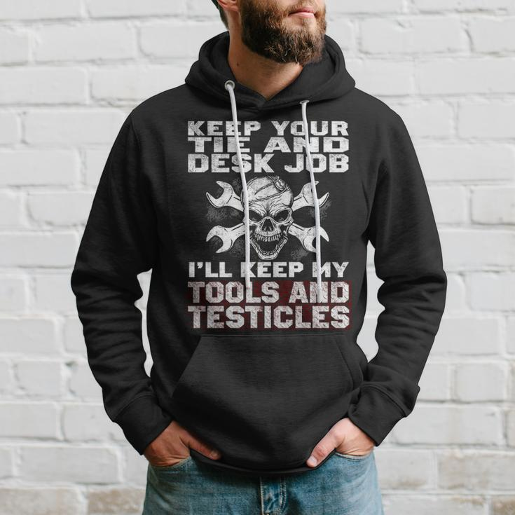 Desk Tie And Job Hoodie Gifts for Him
