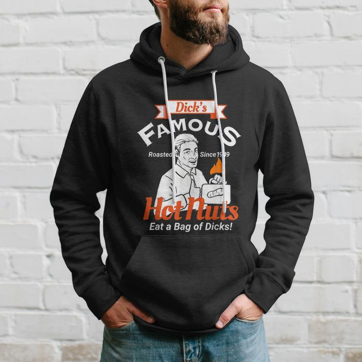 Dicks Famous Hot Nuts Eat A Bag Of Dicks Funny Adult Humor Tshirt Hoodie Gifts for Him