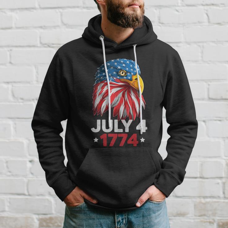 Eagle 4Th Of July Usa American Flag American Patriotic Eagle Gift Hoodie Gifts for Him