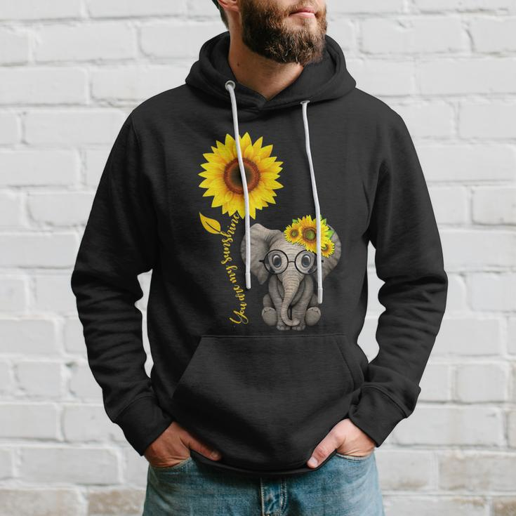 Elephant Sunflower You Are My Sunshine V2 Hoodie Gifts for Him