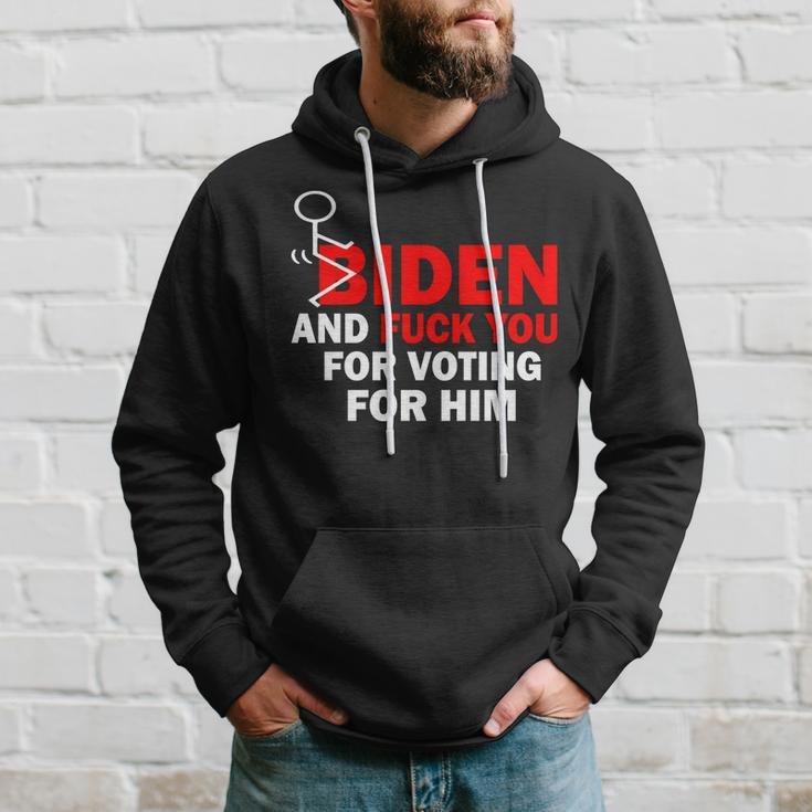 F Biden And FuK You For Voting For Him Hoodie Gifts for Him