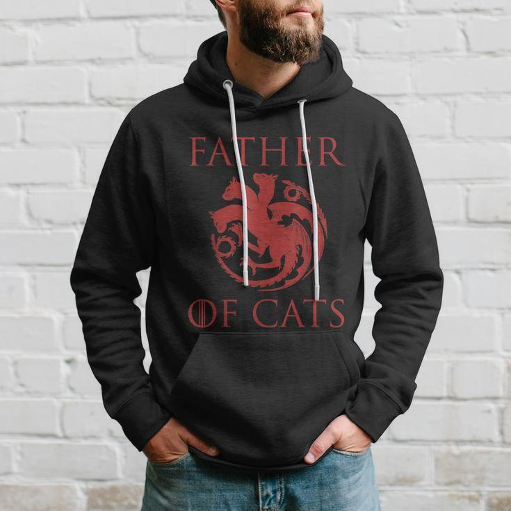 Father Of Cats Funny Cat Lover Kitten Dad Kitty Hoodie Gifts for Him