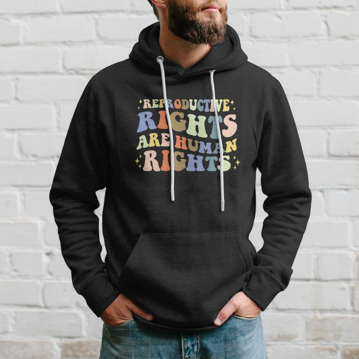 Feminist Aestic Reproductive Rights Are Human Rights Hoodie Gifts for Him