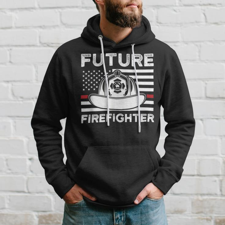 Firefighter Future Firefighter Fireman Clossing Hoodie Gifts for Him