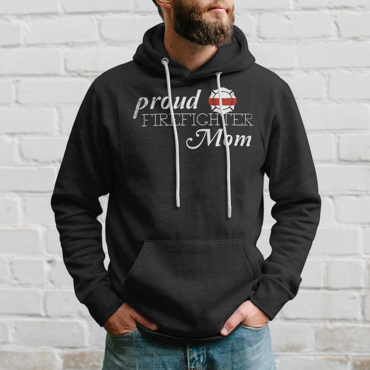 Firefighter Proud Firefighter Mom FirefighterHero Thin Red Line Hoodie Gifts for Him