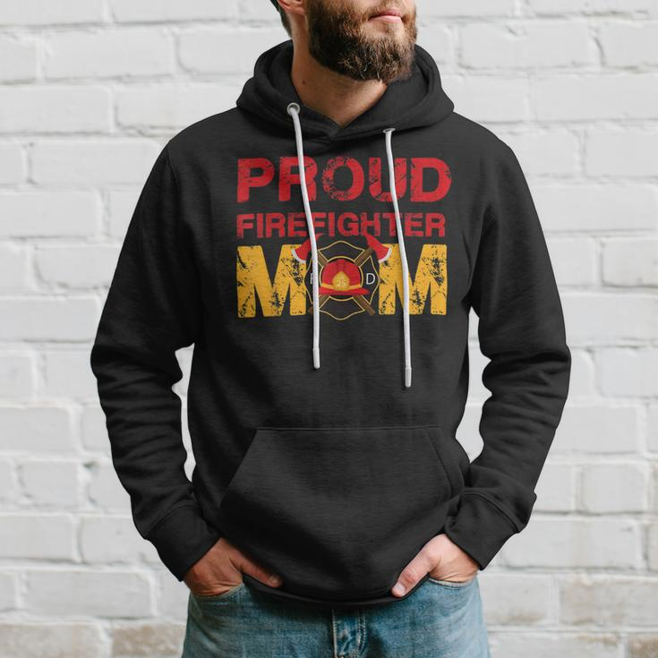 Firefighter Proud Firefighter Mom Fireman Hero Hoodie Gifts for Him