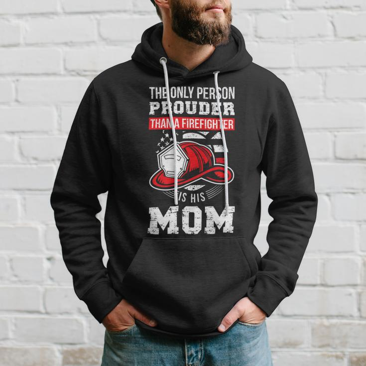 Firefighter Proud Firefighter Mom Fireman Mother Fireman Mama V2 Hoodie Gifts for Him