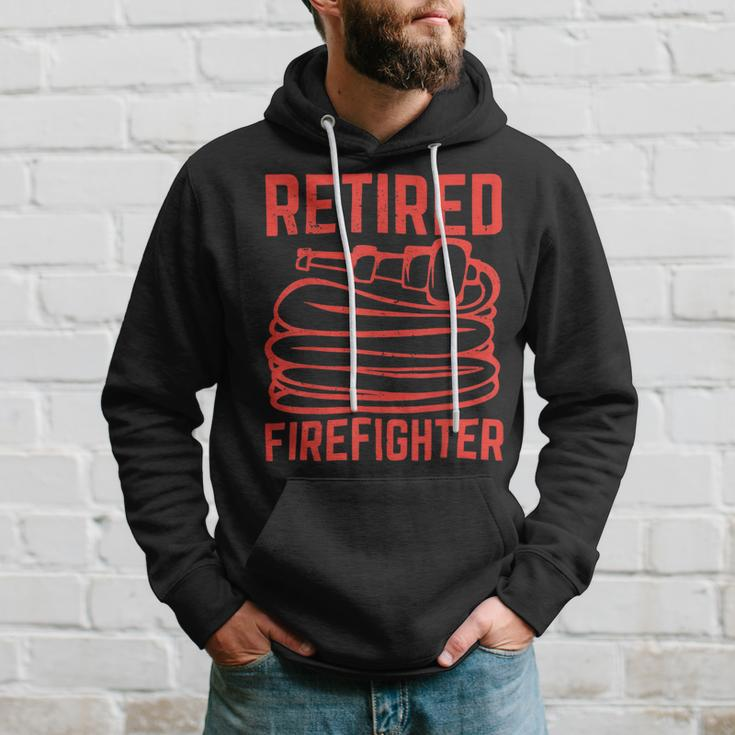 Firefighter Retired Firefighter Pension Retiring Hoodie Gifts for Him