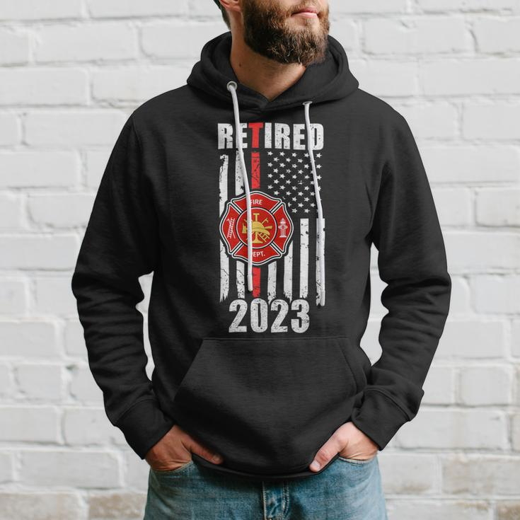 Firefighter Retired FirefighterShirt Fire Fighter Retirement Shirt Hoodie Gifts for Him