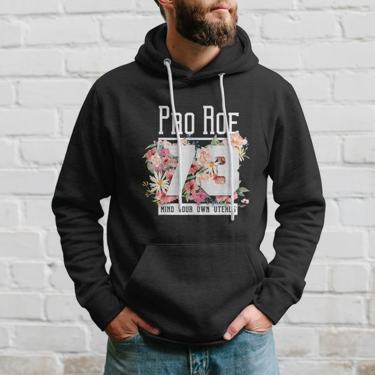 Floral Pro Choice 1973 Womens Rights Pro Roe Protect Hoodie Gifts for Him