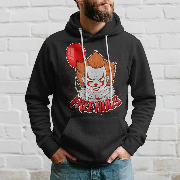 Free Hugs Scary Clown Funny Hoodie Gifts for Him