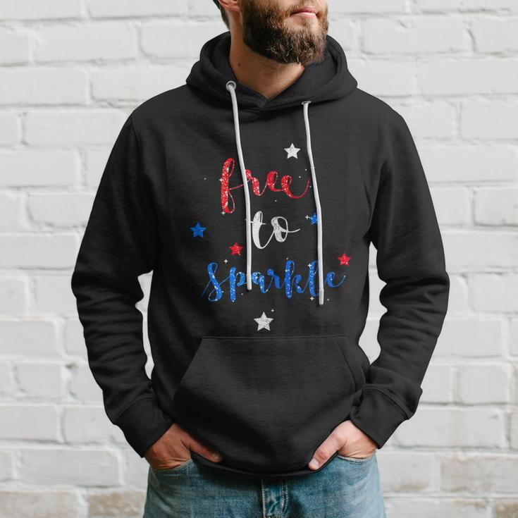 Free To Sparkle Funny Girl Shirt Women 4Th Of July Sparklers Hoodie Gifts for Him