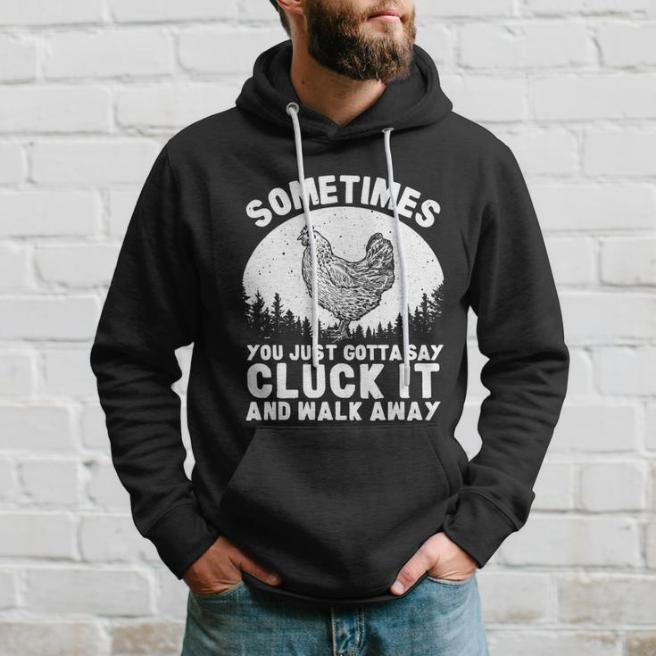 Funny Chicken Art For Chicken Lover Hen Farmer Hoodie Gifts for Him