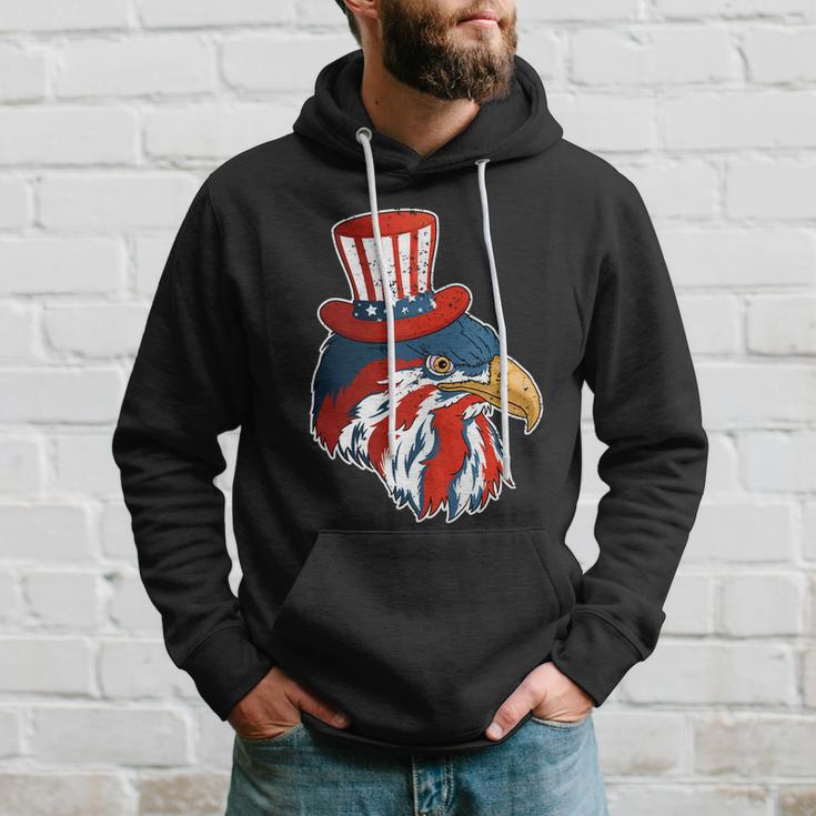 Funny Eagle Mullet 4Th Of July Cute Gift With American Flag Funny Gift Hoodie Gifts for Him