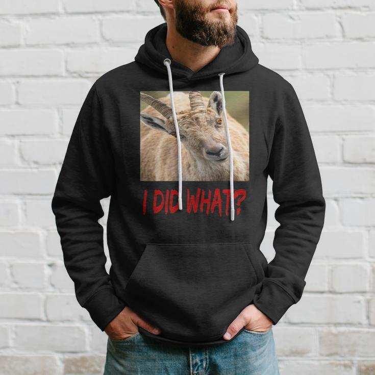 Funny Horned Scapegoat Tee I Did What Hoodie Gifts for Him