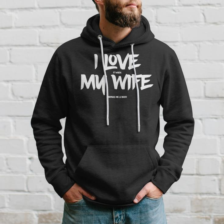 Funny I Love My Wife I Love It When My Wife Hoodie Gifts for Him