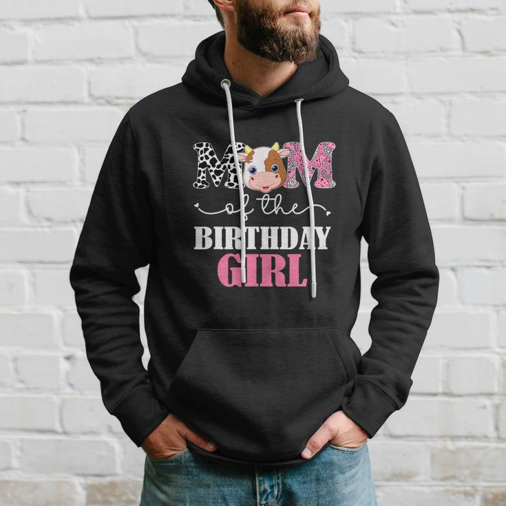 Funny Mom Of The Birthday Girl Tee Farm Cow Hoodie Gifts for Him