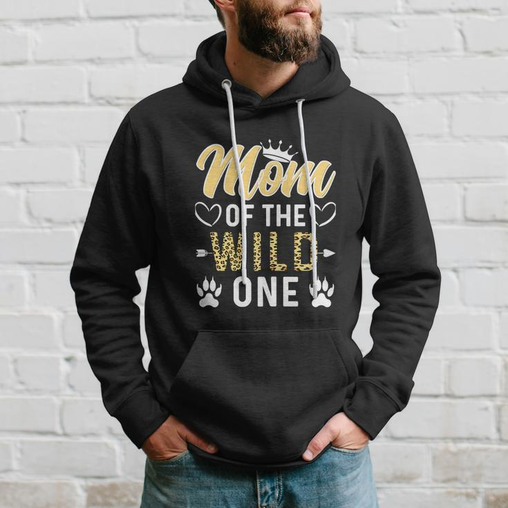 Funny Mom Of The Wild One 1St Birthday Matching Family Hoodie Gifts for Him