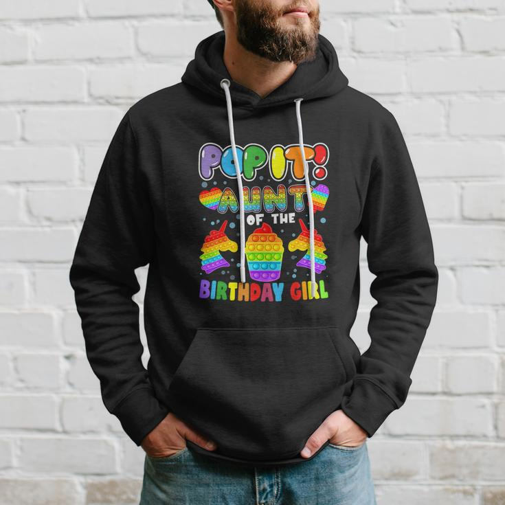 Funny Pop It Aunt Of The Birthday Girl Hoodie Gifts for Him