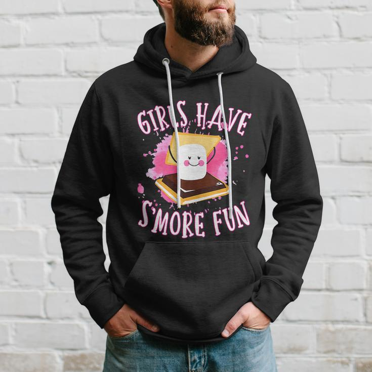 Funny Smores Camping Girls Have Smore Fun Camper Glamping Hoodie Gifts for Him