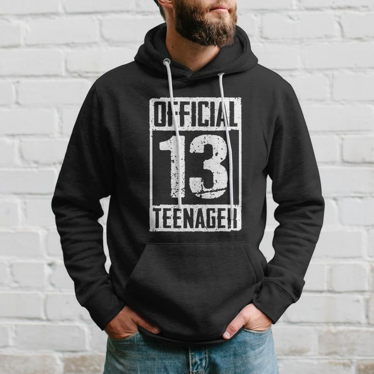 Funny Teenager 13 Years Old 13Th Birthday Boys Girl Hoodie Gifts for Him