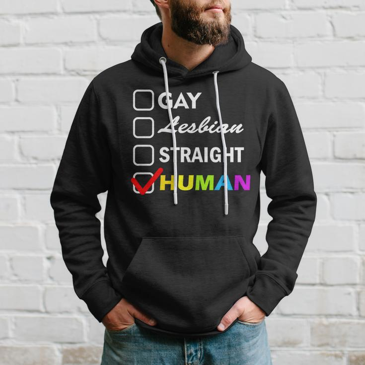 Gay Lesbian Straight Human Tshirt Hoodie Gifts for Him