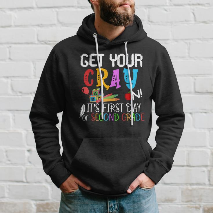 Get Your Cray On Its Second Grade Of School Hoodie Gifts for Him