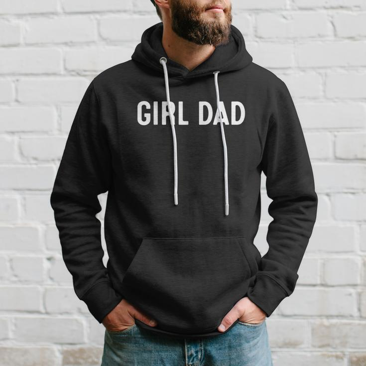 Girl Dad Outnumbered Fathers Day Gift From Wife Daughter Hoodie Gifts for Him