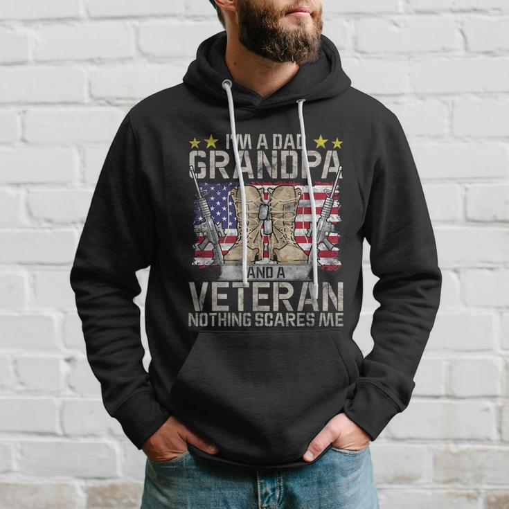 Grandpa Shirts For Men Fathers Day Im A Dad Grandpa Veteran Men Hoodie Gifts for Him
