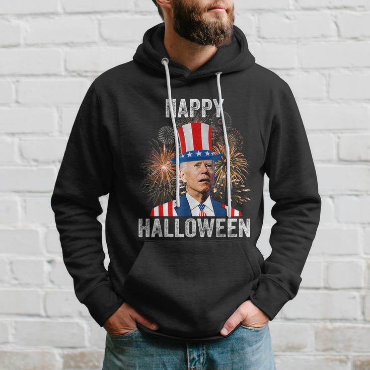 Halloween Funny Happy 4Th Of July Anti Joe Biden Happy Halloween Hoodie Gifts for Him