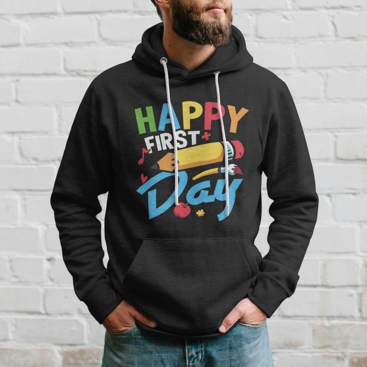 Happy 1St Day Welcome Back To School Graphic Plus Size Shirt For Teacher Kids Hoodie Gifts for Him