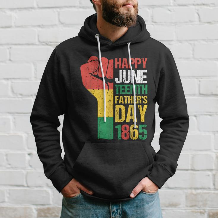 Happy Juneteenth Fathers Day 1865 Fathers Day Hoodie Gifts for Him
