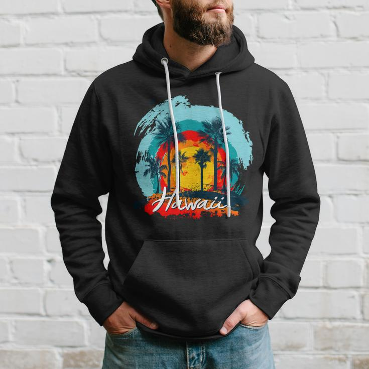 Hawaii Tropical Sunset Hoodie Gifts for Him