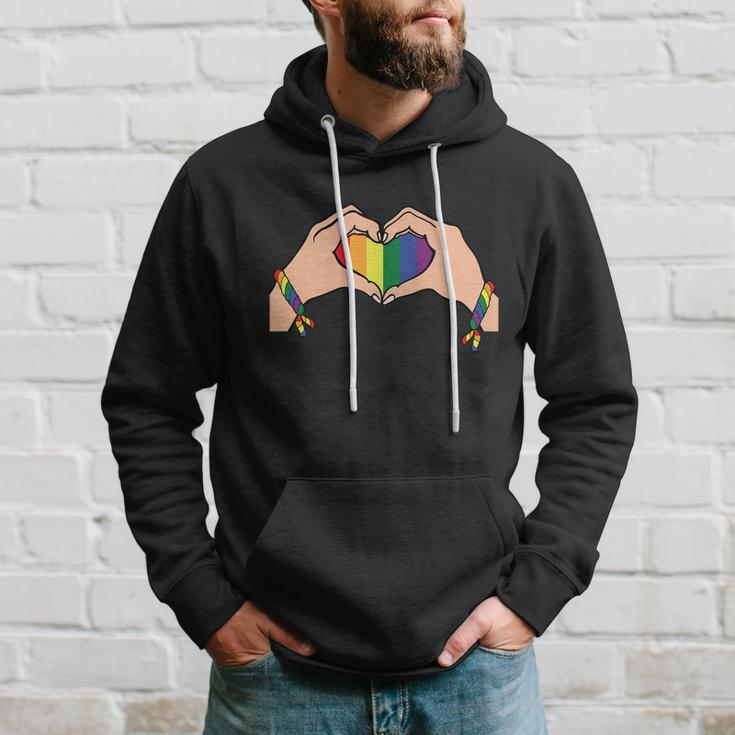 Heart Lgbt Gay Pride Lesbian Bisexual Ally Quote Hoodie Gifts for Him