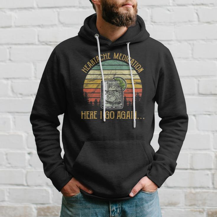 Heartache Medicationhere I Go Again&8230 Music Lover Hoodie Gifts for Him