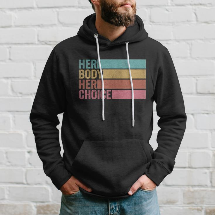 Her Body Her Choice Pro Choice Reproductive Rights Cute Gift Hoodie Gifts for Him