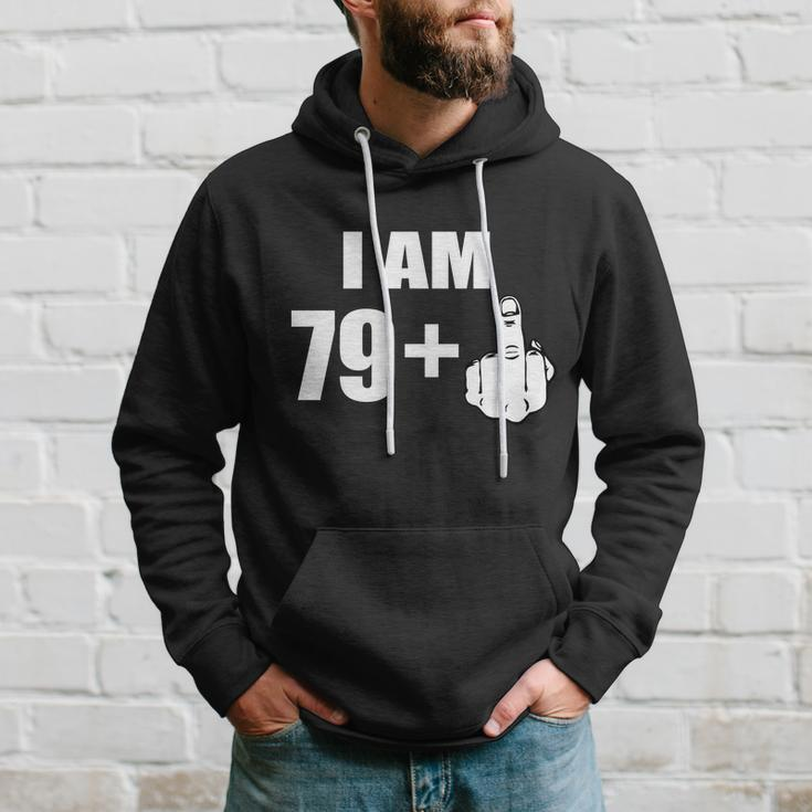I Am 80 Middle Finger 80Th Birthday Gift Tshirt Hoodie Gifts for Him